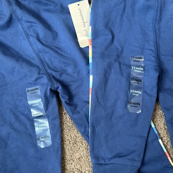 Lot of 2 Baby Joggers 6-9 Month 24 Month Unisex NWT - Picture 2 of 3